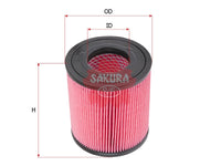 SAKURA,, Air Filter (Element), V9112-Z205, A-6017, NISSAN