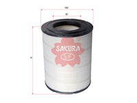 SAKURA,, Air Filter (Element), 16546-NY010, A-6018, UD TRUCKS