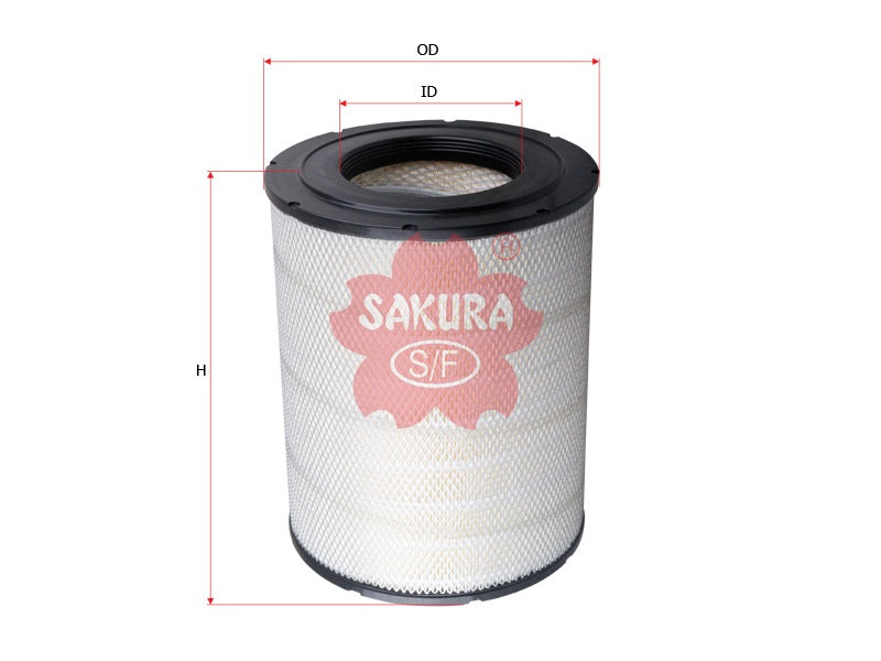 SAKURA,, Air Filter (Element), 16546-NY010, A-6018, UD TRUCKS