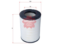กรองอากาศ(ธาตุ) SAKURA, 8-98071423-0, A-6036, ISUZU (123966)