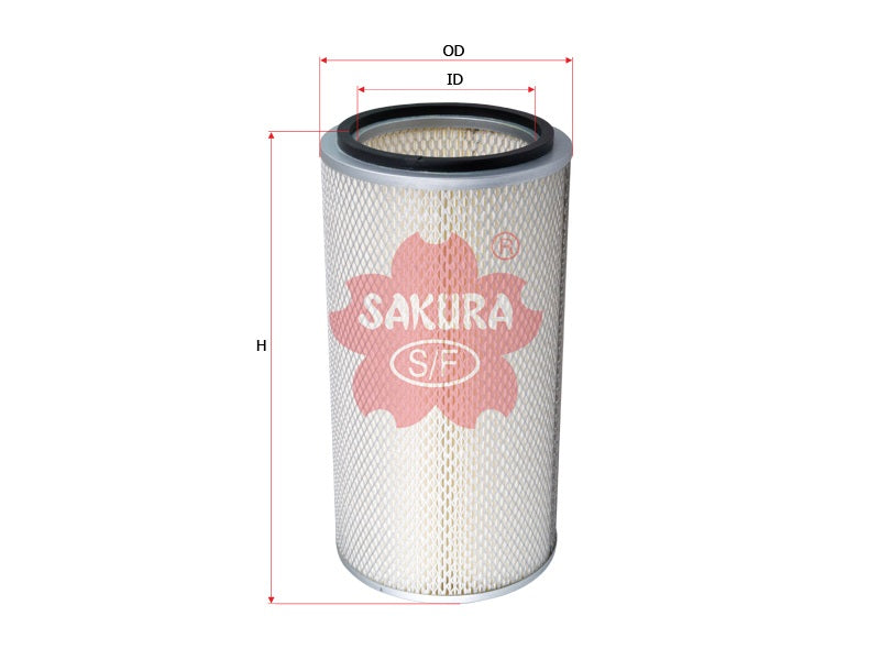 ไส้กรองอากาศ(ไส้กรอง) SAKURA, 16546-99200, A-6106, NISSAN (125072)