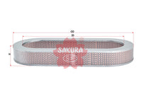 SAKURA,, Air Filter (Element), 25042131, A-6110, SUBARU