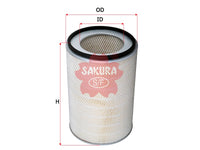 ไส้กรองอากาศ(ไส้กรอง) SAKURA, 473, A-6113, INGERSOLL RAND (123015)