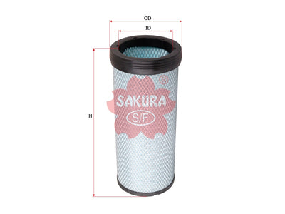 SAKURA,, Air Filter (Element), AY120-UD507, A-6114, UD TRUCKS
