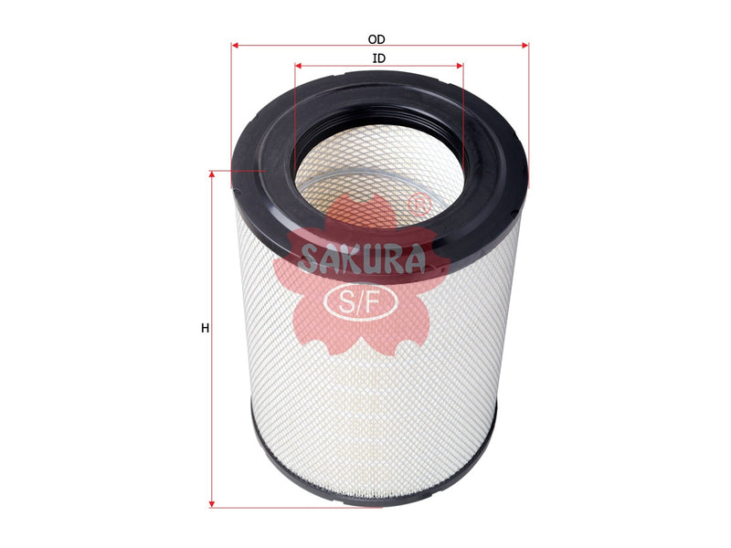 SAKURA,, Air Filter (Element), 16546-NY102, A-6124M, UD TRUCKS