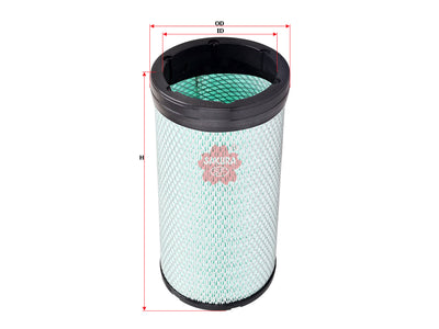 SAKURA,, Air Filter (Element), 16546-99601, A-6125, UD TRUCKS