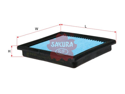 ไส้กรองอากาศ(ไส้กรอง) SAKURA, 16546-JK20A, A-61370, INFINITI (125274)