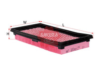 SAKURA,, Air Filter (Element), 16546-1HK0J, A-61440, NISSAN
