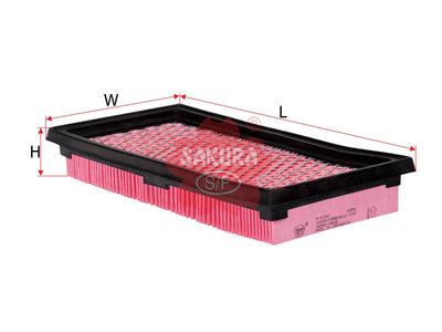 SAKURA,, Air Filter (Element), 16546-1HK0J, A-61440, NISSAN
