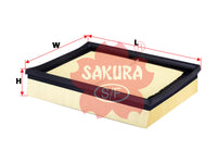 SAKURA,, Air Filter (Element), 16546-4JM1A, A-61530, NISSAN