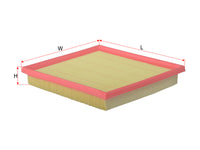 SAKURA,, Air Filter (Element), 16546-AA150, A-61600, SUBARU