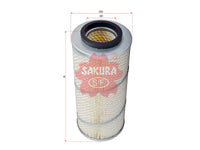 ไส้กรองอากาศ(ไส้กรอง) SAKURA, 719, A-6201, NISSAN (123213)