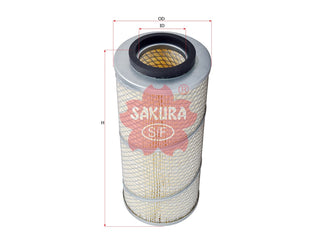SAKURA,, Air Filter (Element), 719, A-6201, NISSAN