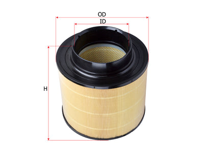 SAKURA,, Air Filter (Element), 12303447, A-62310, DEUTZ