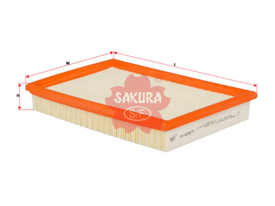 ไส้กรองอากาศ(ไส้กรอง) SAKURA, 1276389, A-6507, OPEL (123324)