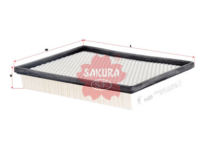 SAKURA,, Air Filter (Element), 10351258, A-6509, BUICK