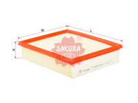 ไส้กรองอากาศ(ไส้กรอง) SAKURA, 90284766, A-6518, BMW (123302)