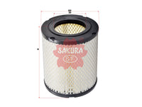 SAKURA,, Air Filter (Element), 8-15036-141-0, A-6536, GMC
