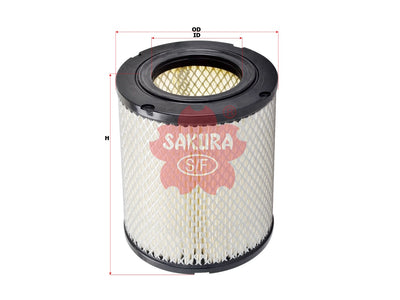 SAKURA,, Air Filter (Element), 8-15036-141-0, A-6536, GMC