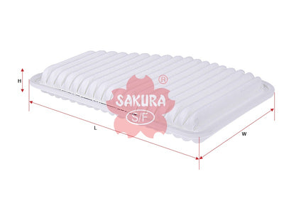 SAKURA,, Air Filter (Element), 92066873, A-6539, PONTIAC