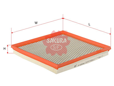 SAKURA,, Air Filter (Element), 13272719, A-65440, CHEVROLET