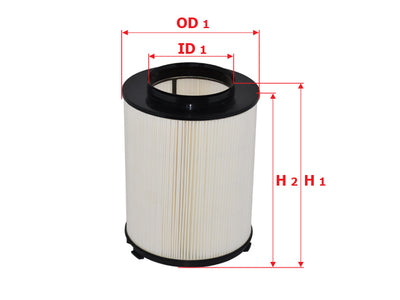 SAKURA,, Air Filter (Element), 8-15202408-0, A-65560, CHEVROLET