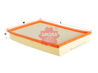 ไส้กรองอากาศ(ธาตุ) SAKURA, 53032404AA, A-6608, DODGE (124706)