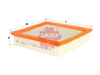 SAKURA,, Air Filter (Element), 04861688AA, A-66140, CHRYSLER