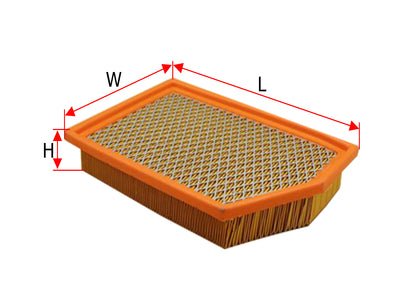 SAKURA,, Air Filter (Element), 5202 2378 AB-001, A-66210, JEEP