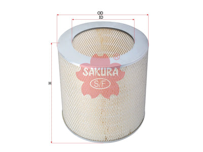 SAKURA,, Air Filter (Element), 9L-3420, A-6702, TEREX