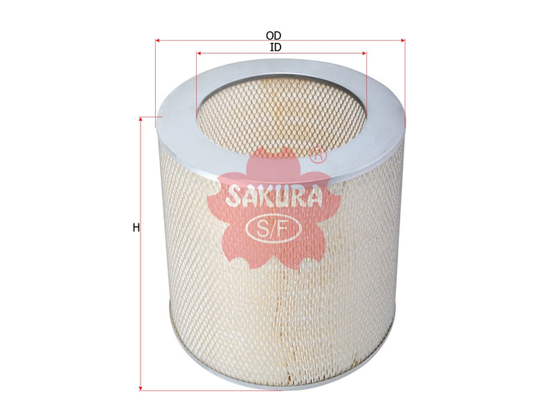 ไส้กรองอากาศ(ไส้กรอง) SAKURA, 9L-3420, A-6702, TEREX (123031)