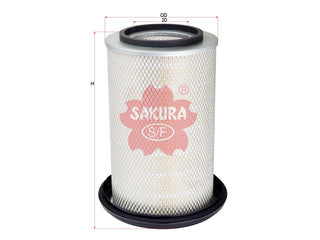 SAKURA,, Air Filter (Element), 1131838, A-6805, SISU