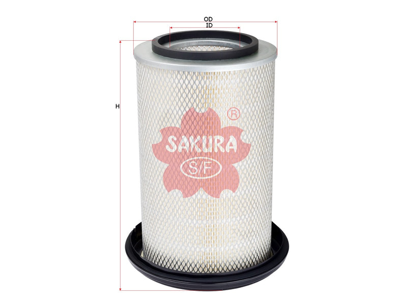 SAKURA,, Air Filter (Element), 1131838, A-6805, SISU