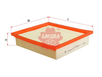 ไส้กรองอากาศ(ไส้กรอง) SAKURA, IH0129620, A-6819, VOLKSWAGEN (123469)