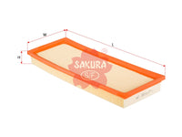 SAKURA,, Air Filter (Element), F5RZ-9601-C, A-6821, FORD