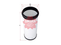 SAKURA,, Air Filter (Element), 397813, A-6826, SCANIA