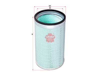 ไส้กรองอากาศ(ไส้กรอง) SAKURA, 6888848 S, A-6831, VOLVO (123385)