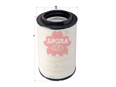 ไส้กรองอากาศ(Element) SAKURA, 81.08405.0021, A-68380, MAN (124052)