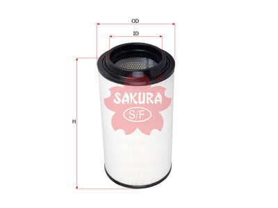 ไส้กรองอากาศ(ไส้กรอง) SAKURA, 21377909, A-68400, TEREX (125418)