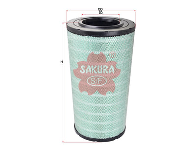 SAKURA,, Air Filter (Element), 1854407, A-68520, DAF