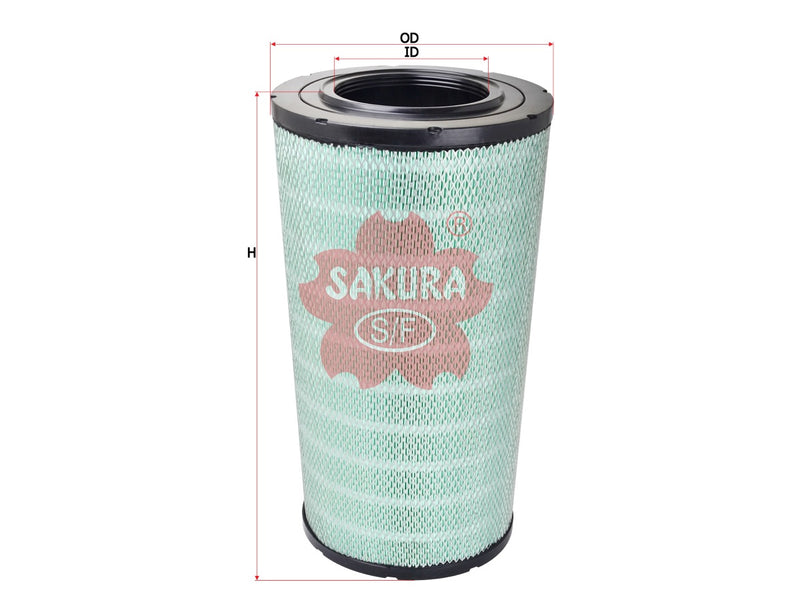 ไส้กรองอากาศ(ไส้กรอง) SAKURA, 1854407, A-68520, DAF (126845)