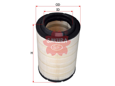 SAKURA,, Air Filter (Element), 1R 2254, A-68530, DAF