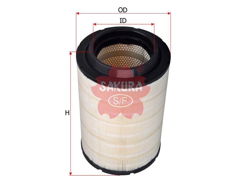 SAKURA,, Air Filter (Element), 1R 2254, A-68530, DAF