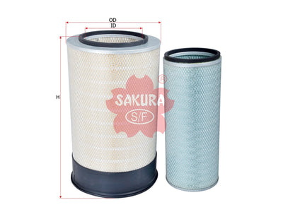 SAKURA,, Air Filter (Element), 36867786+36876019, A-6909-S, INGERSOLL RAND