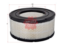 SAKURA,, Air Filter (Element), 39708466, A-69170, INGERSOLL RAND