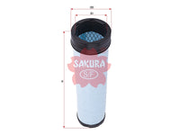ไส้กรองอากาศ(ไส้กรอง) SAKURA, 26510338, A-7004, JOHN DEERE (126498)