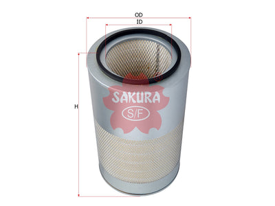 SAKURA,, Air Filter (Element), 107029, A-7006, LIEBHERR