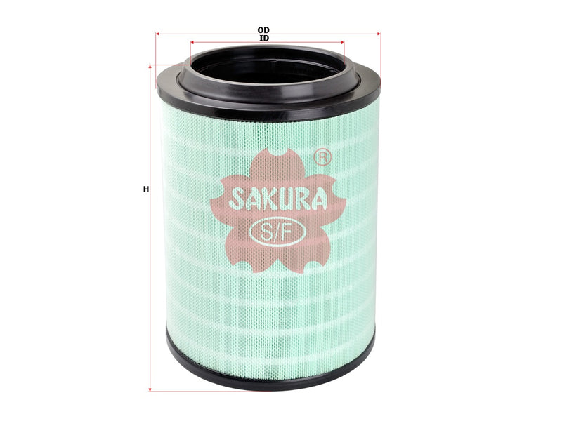 SAKURA,, Air Filter (Element), 41272124, A-70220, IVECO