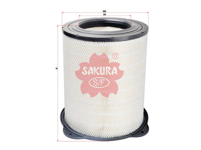 ไส้กรองอากาศ(ธาตุ) SAKURA, 6658981, A-71130, VOLVO (123400)