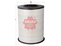 SAKURA,, Air Filter (Element), 21834199, A-7122, VOLVO